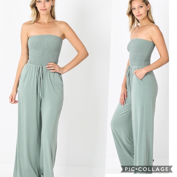 1 Left!! Smokey Taupe Strapless Jumper - Picture 2 of 4